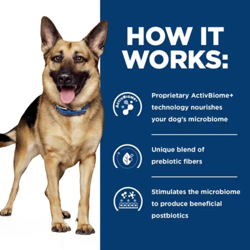Hill's Prescription Diet - Gastrointestinal Biome Digestive/Fibre Care -Original Bite (Dry)- 希爾思處方食品 - 犬用GI Biome健康腸菌叢原顆粒配方