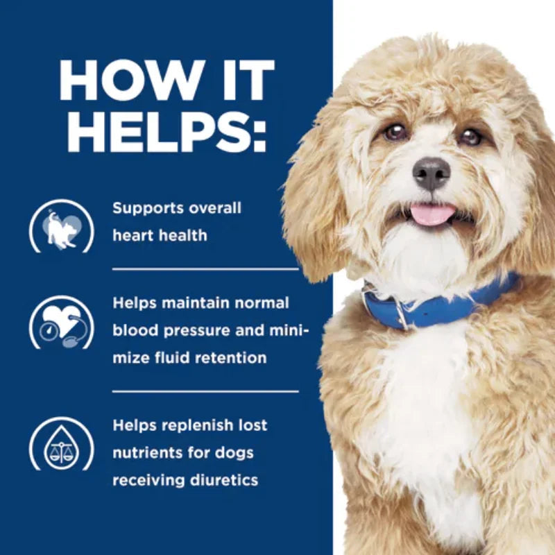 Hill's Prescription Diet - h/d Heart Care (Dry) 希爾思處方食品 - h/d 犬用心臟護理配方