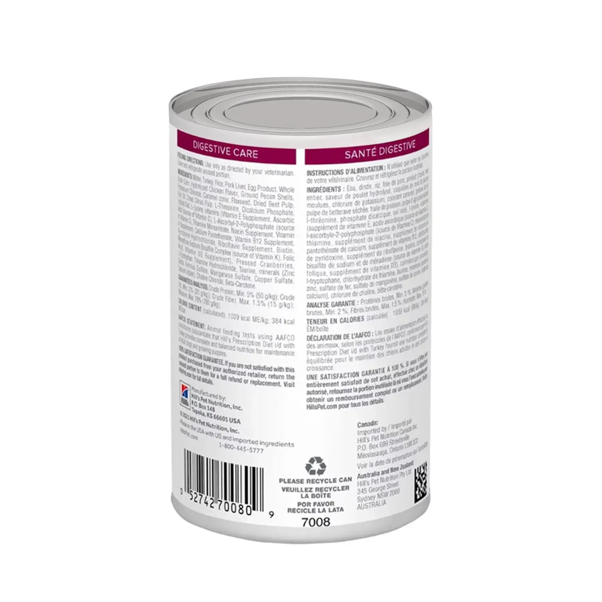 Hill's Prescription Diet - i/d Digestive Care with Turkey (Can) 希爾思處方食品 - i/d 犬用腸胃保健配方罐頭 13安士