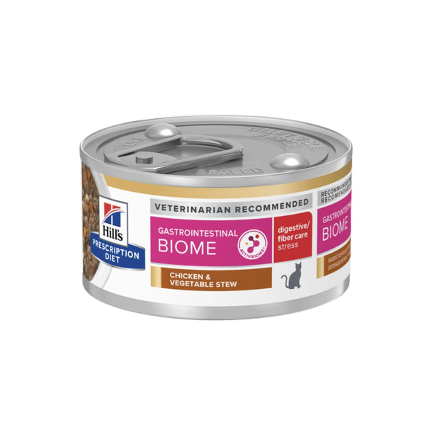 Hill's Prescription Diet - Gastrointestinal Biome Stress Chicken and vegetable stew (Can) 希爾思處方食品 - 貓用GI Biome健康腸菌叢配方罐頭 (雞肉燉蔬菜味) 2.9安士
