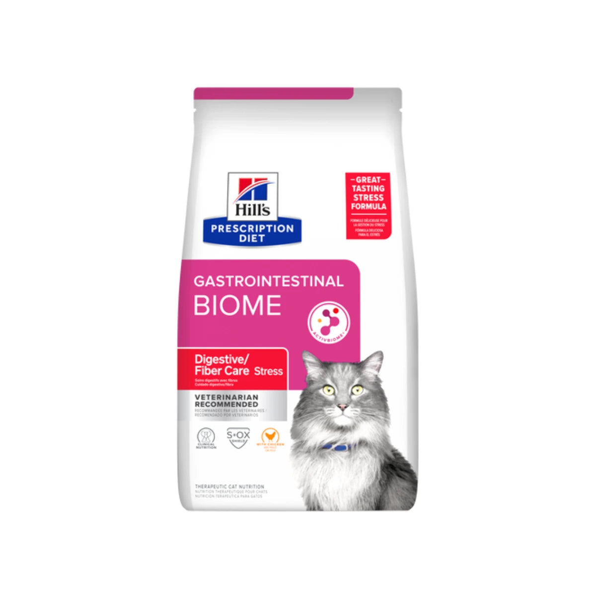 Hill's Prescription Diet - Gastrointestinal Biome Digestive /Fibre Care Stress (Dry) 希爾思處方食品 - 貓用GI Biome健康腸菌叢乾糧