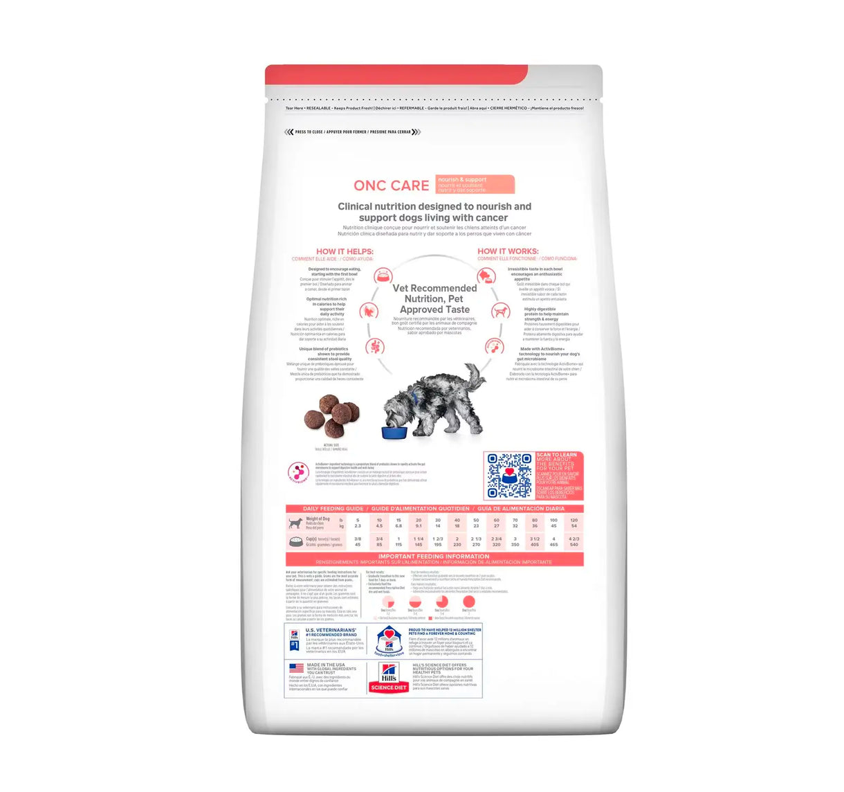 Hill's Prescription Diet - ONC Care nourish & support (Dry) 希爾思處方食品 - 犬用 ONC CARE 腫瘤照護配方