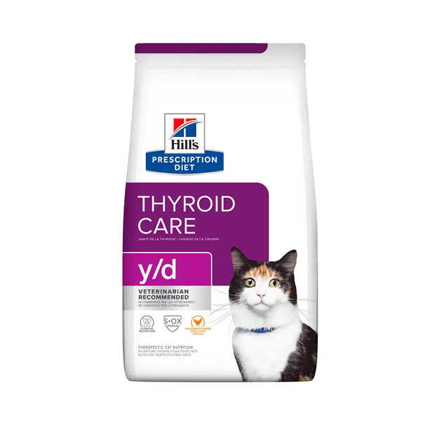 Hill's Prescription Diet - y/d Thyroid Care (Dry) 希爾思處方食品 - y/d 貓用甲狀腺護理配方