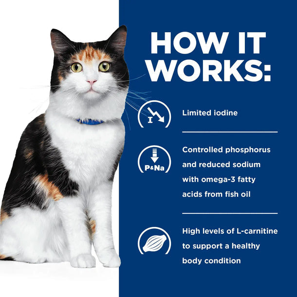 Hill's Prescription Diet - y/d Thyroid Care (Dry) 希爾思處方食品 - y/d 貓用甲狀腺護理配方