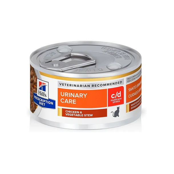 Hill's Prescription Diet - c/d Multicare Stress Chicken & Vegetable Stew (Can) 希爾思處方食品 - c/d 貓用泌尿道減壓配方罐頭 (雞肉燉蔬菜味) 2.9 oz