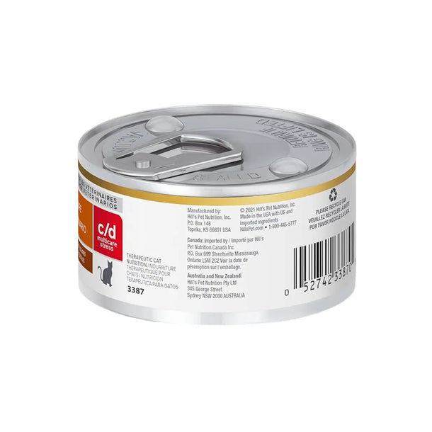 Hill's Prescription Diet - c/d Multicare Stress Chicken & Vegetable Stew (Can) 希爾思處方食品 - c/d 貓用泌尿道減壓配方罐頭 (雞肉燉蔬菜味) 2.9 oz