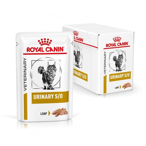 Royal Canin Veterinary Diet- Urinary S/O Loaf Pouch- 成貓泌尿道處方袋裝濕糧(肉塊)-85克 (每包)