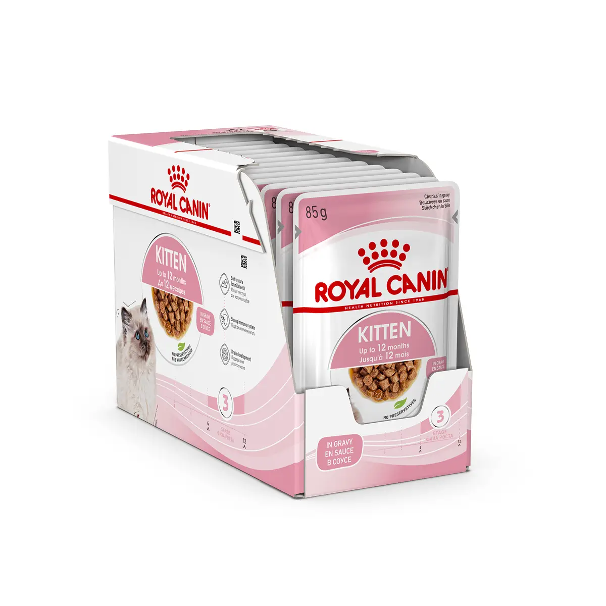 Royal Canin - Kitten Wet Food In Gravy (Pouch-85g)-幼貓營養主食濕糧(肉汁)