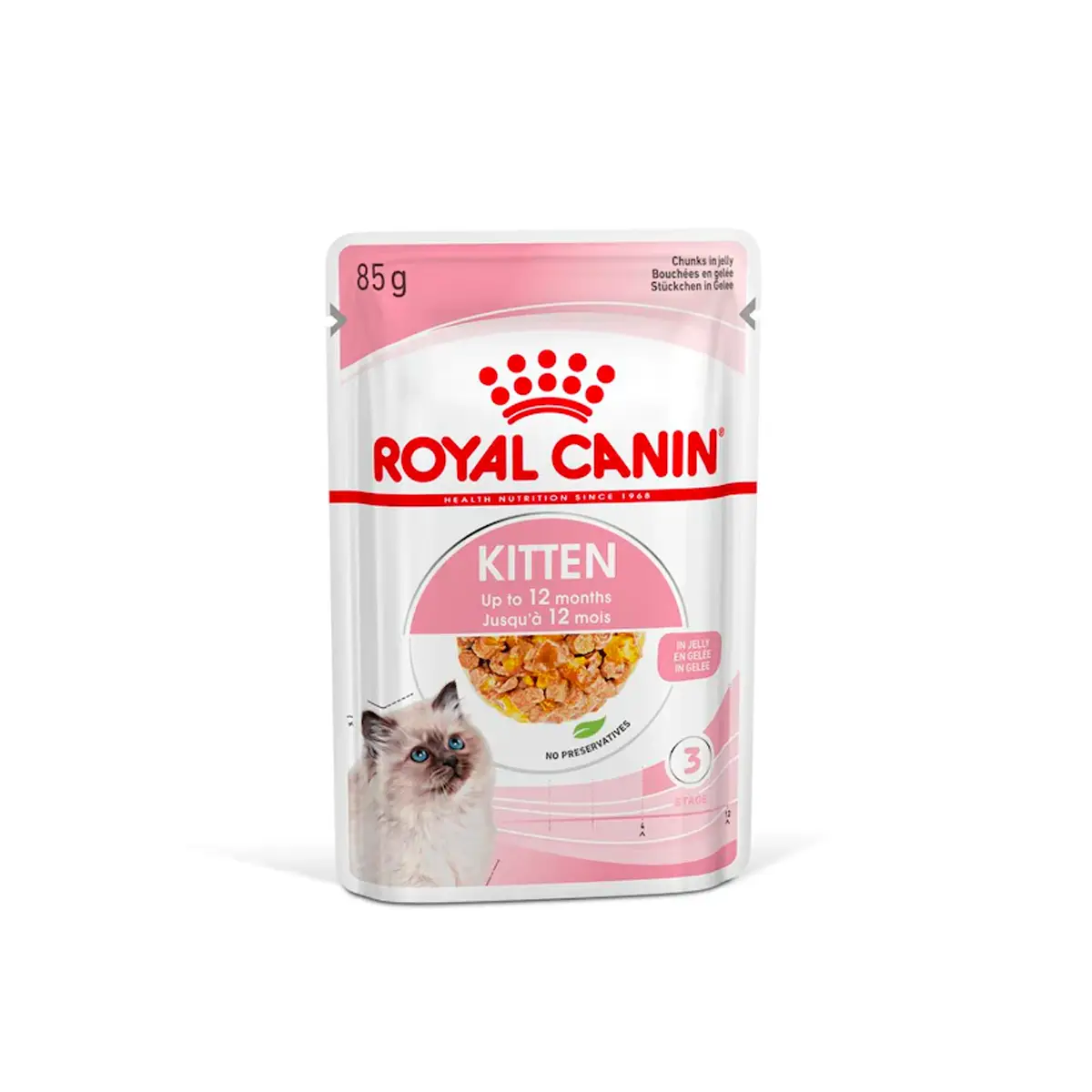 Royal Canin - Kitten Wet Food In Jelly (Pouch-85g)- 幼貓營養主食濕糧(啫喱)