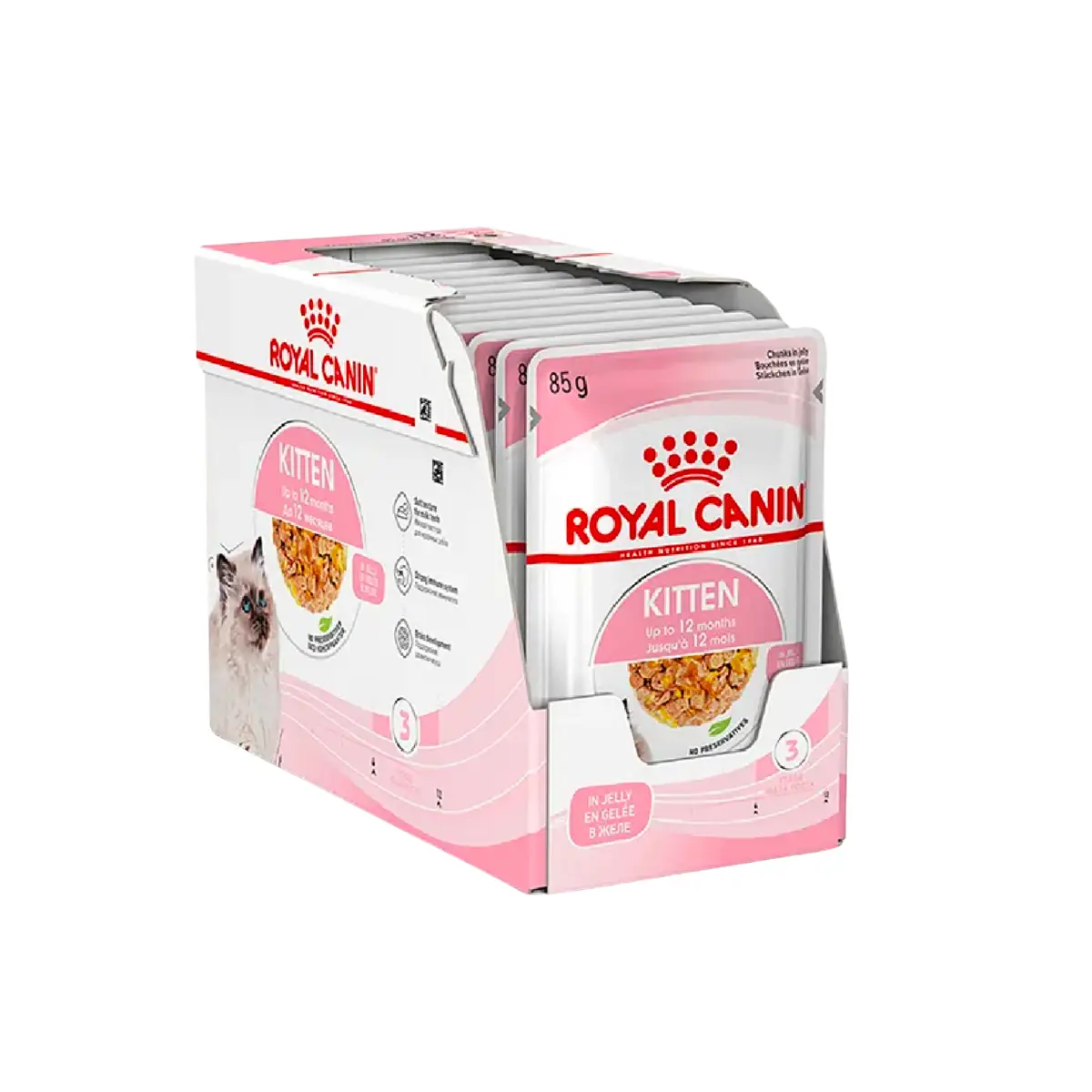Royal Canin - Kitten Wet Food In Jelly (Pouch-85g)- 幼貓營養主食濕糧(啫喱)