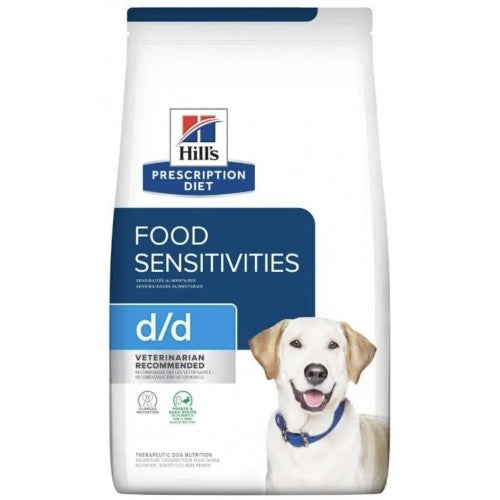 Hill's Prescription Diet - d/d Food Sensitivities (Potato&Duck) - 希爾思處方食品 - d/d 犬用食物/皮膚敏感護理配方 (薯仔及鴨肉) 8磅