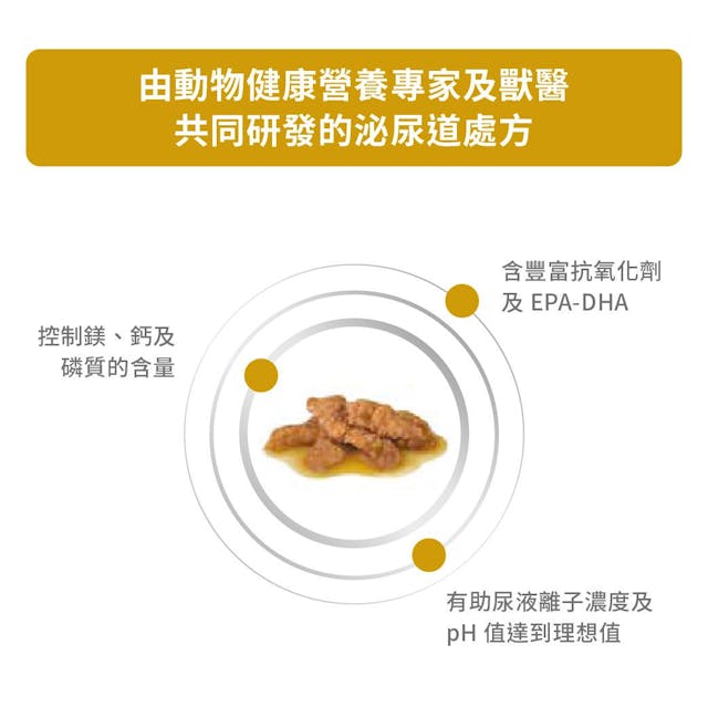 Royal Canin Veterinary Diet- Urinary S/O Gravy Pouch- 成貓泌尿道處方袋裝濕糧(肉汁) 85克 (每包)