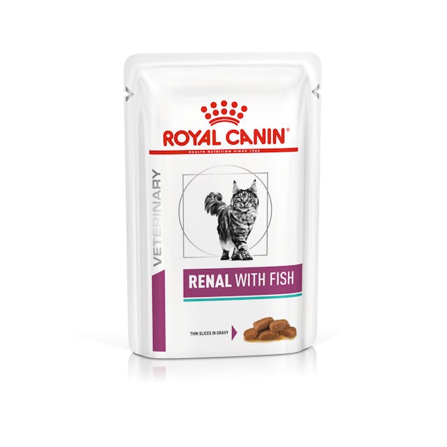 Royal Canin Veterinary Diet- Renal With Fish (Pouch -85g)