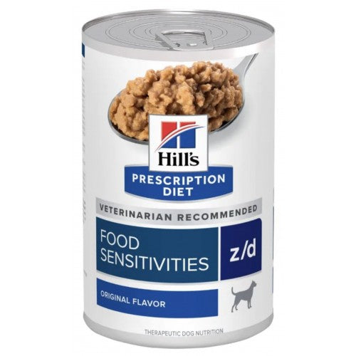 Hill's Prescription Diet - z/d Food Sensitivities (Can) 希爾思處方食品 - z/d 犬用皮膚/食物敏感低過敏原配方罐頭