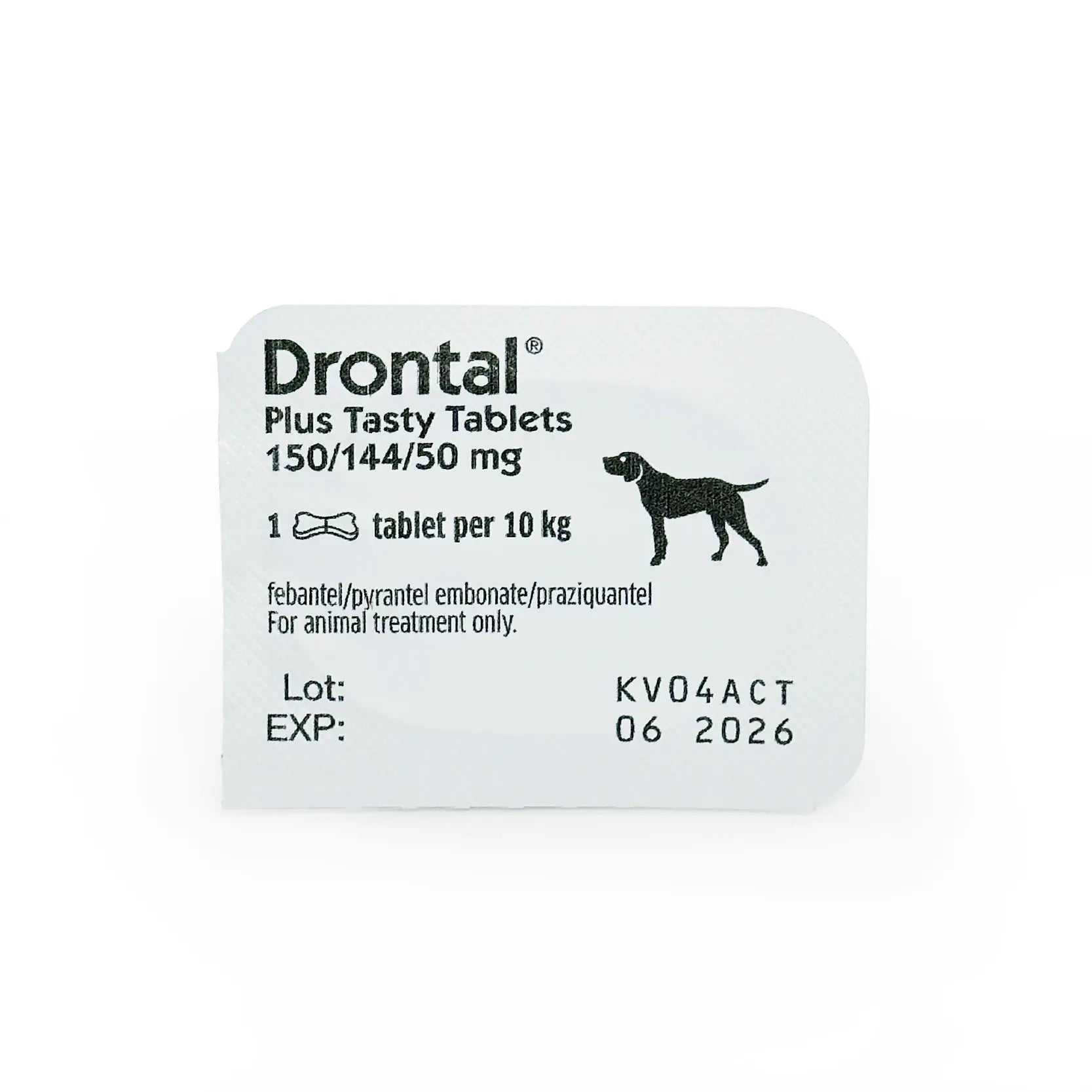 Drontal Plus Tasty Tablets For Dogs (Per Tablet)