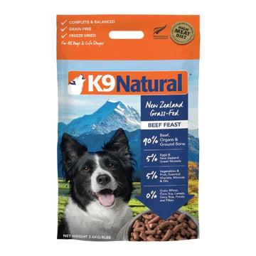 K9 Natural Freeze Dried Dog Food - Beef Feast