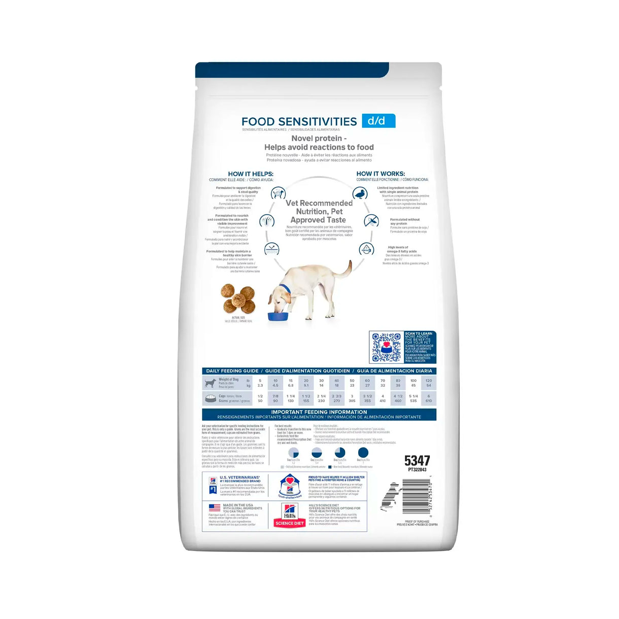 Hill's Prescription Diet - d/d Food Sensitivities (Potato&Salmon) (Dry)