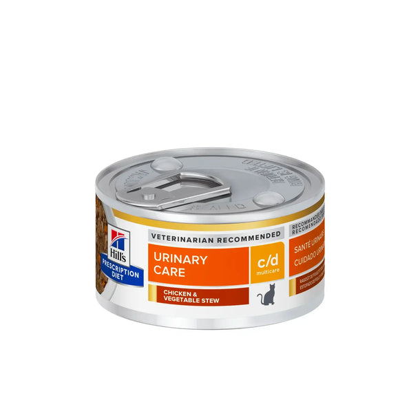 Hill's Prescription Diet - c/d multicare Urinary Care Vegetable & Chicken Stew (Can) 希爾思處方食品 - c/d 貓用泌尿道護理配方罐頭 (雞肉燉蔬菜味) 2.9 oz