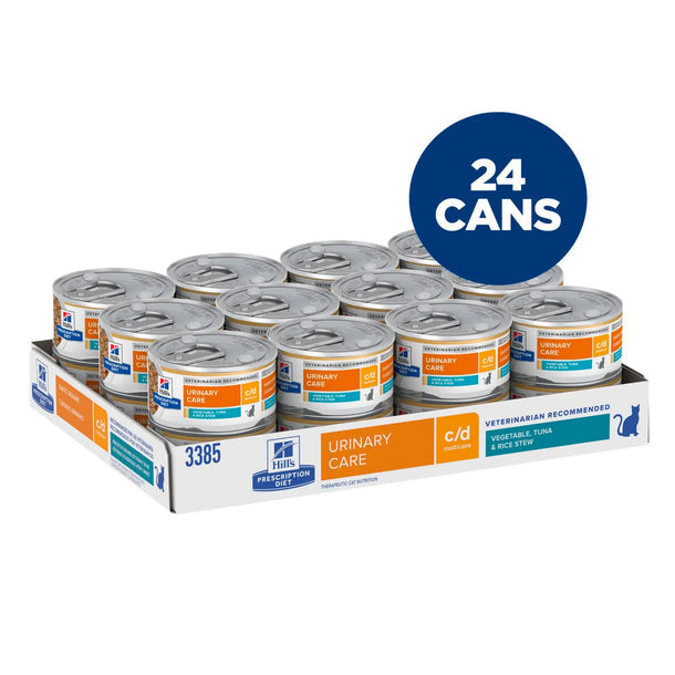 Hill's Prescription Diet - c/d Urinary Care Vegetable, Tuna & Rice Stew (Can)