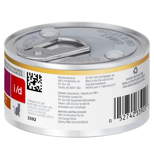Hill's Prescription Diet -  i/d Digestive Care Chicken & Vegetable Stew 2.9oz (Can)