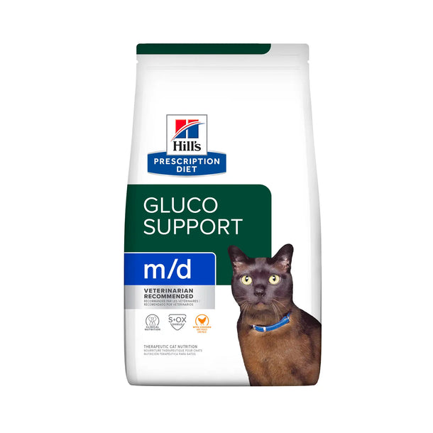 Hill's Prescription Diet - m/d GlucoSupport with Chicken (Dry) 希爾思處方食品 - m/d 貓用糖尿及體重管理配方 (雞肉味)
